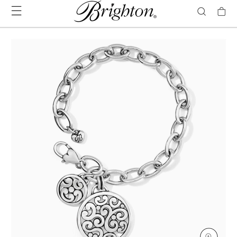 Brighton Contempo Medallion link Bracelet